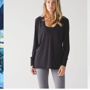 Lululemon Get Low Long Sleeve Black